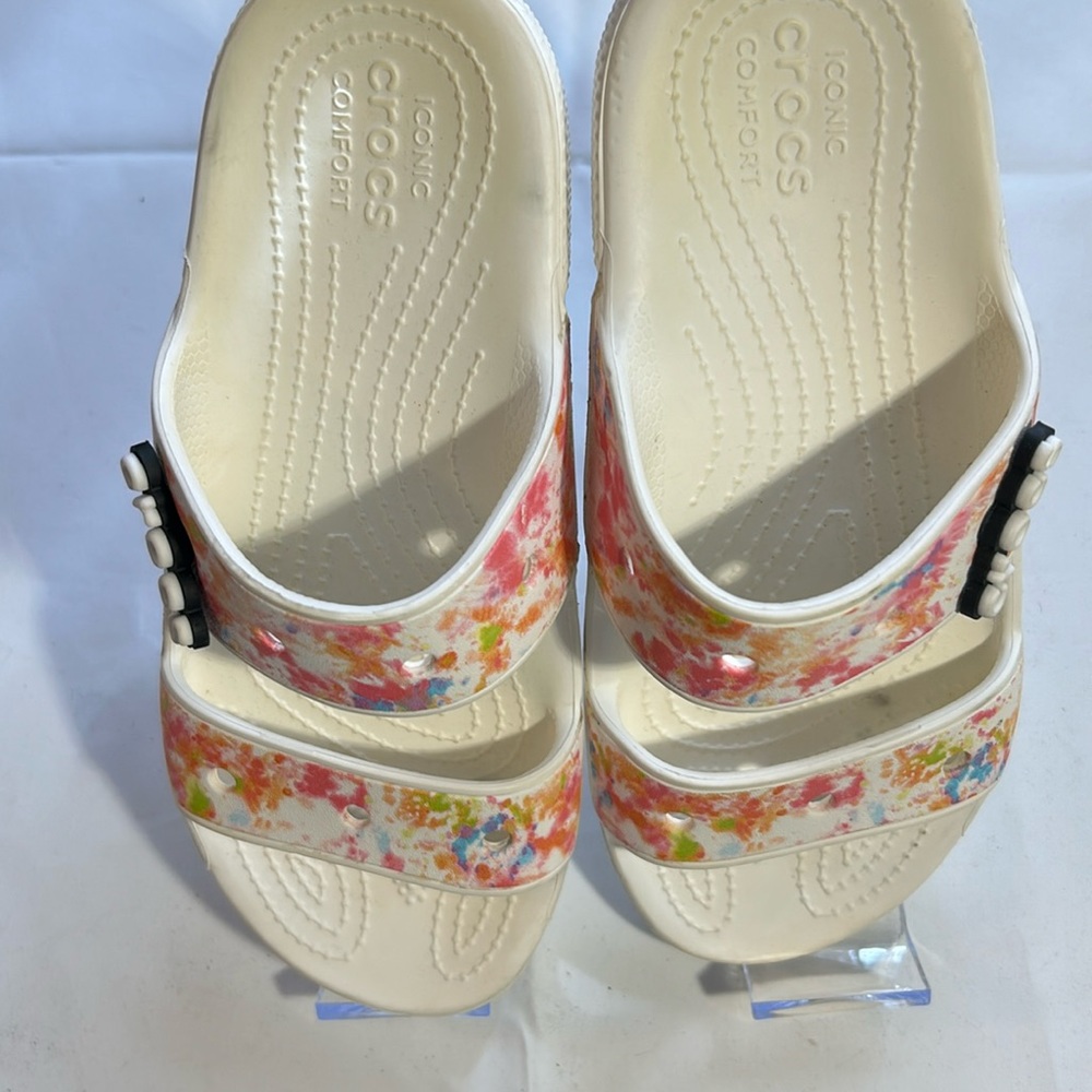 Crocs Women’s Iconic Comfort Slide Sandal Size 7-VGUC